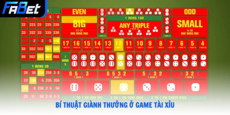 Bí thuật giành thưởng ở game tài xỉu