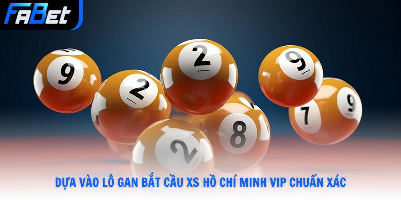 Dựa vào lô gan bắt cầu XS Hồ Chí Minh Vip chuẩn xác